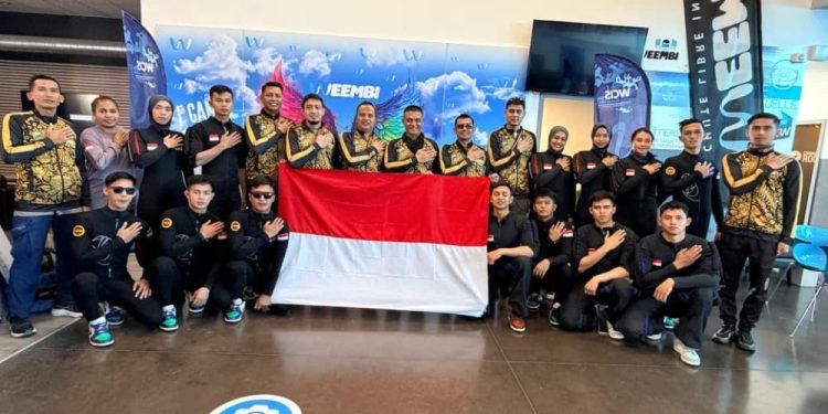 21 Personel Brimob Dukung Timnas Indonesia di Kejuaraan Dunia Indoor Skydiving 2026 di Prancis