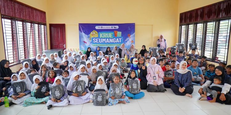 BI Aceh Gelar Program Krue Seumangat untuk Motivasi Belajar Anak di Pidie Jaya