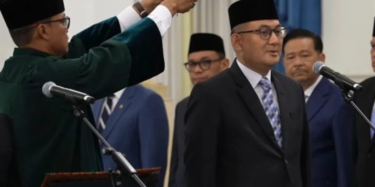 Presiden Prabowo Resmi Lantik Andi Rahadian sebagai Duta Besar RI untuk Oman
