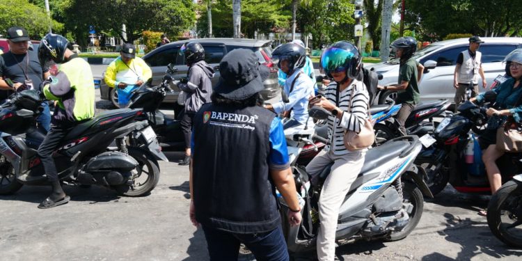 Bapenda Palangka Raya Intensifkan Razia Pajak Kendaraan Bermotor