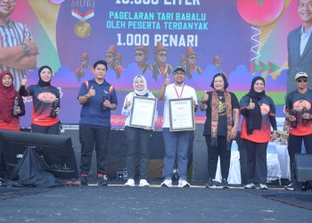 Kabupaten Batang Pecahkan Dua Rekor MURI di HUT ke-60
