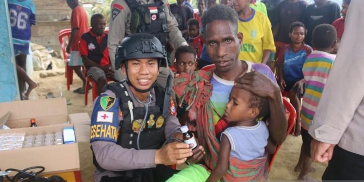 Polri Berikan Dukungan Psikologis di Tiga Kampung Tambrauw