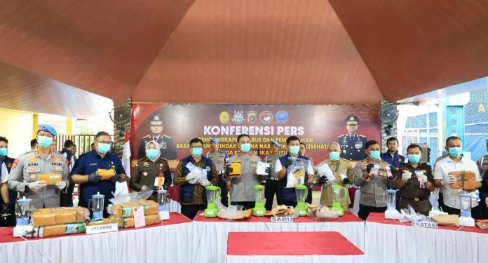 Polda Bangka Belitung Ungkap 165 Kasus Narkotika dalam Empat Bulan