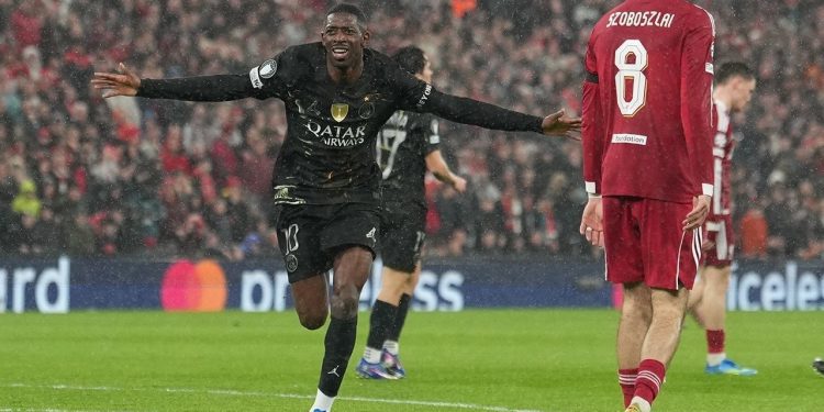 PSG Singkirkan Liverpool, Ousmane Dembele Cetak Dua Gol di Liga Champions