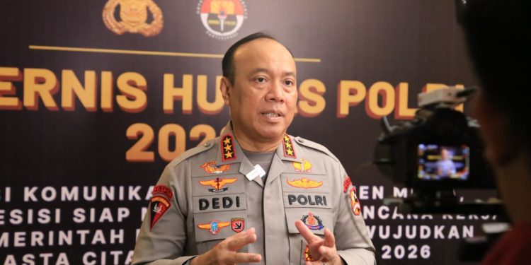 Wakapolri Dorong Transformasi Digital dan Penguatan SDM di Rakernis Humas Polri 2026