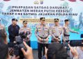 Polda Riau Luncurkan Tahap II Pembangunan 83 Jembatan Merah Putih Presisi