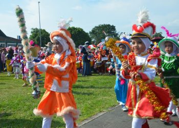 Ribuan Anak Ramaikan Gebyar Drumband di Cilacap