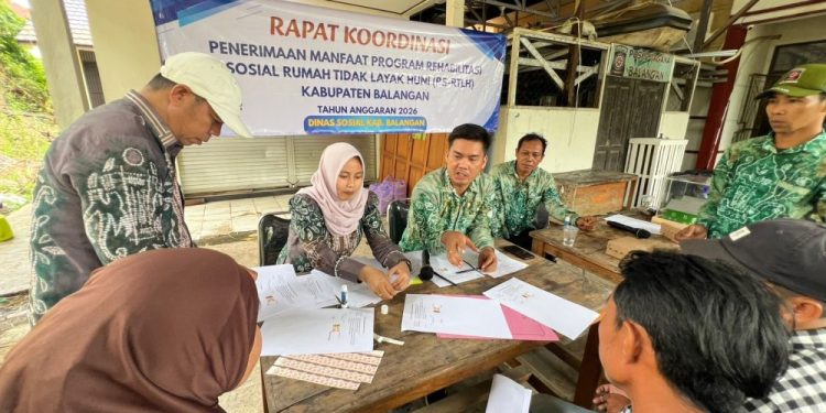 Dinsos Balangan Gelar Rakor untuk Pastikan Bantuan RS-RTLH 2026 Tepat Sasaran