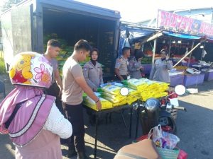 Polda Kepulauan Bangka Belitung Adakan Gerakan Pangan Murah di Pangkalpinang