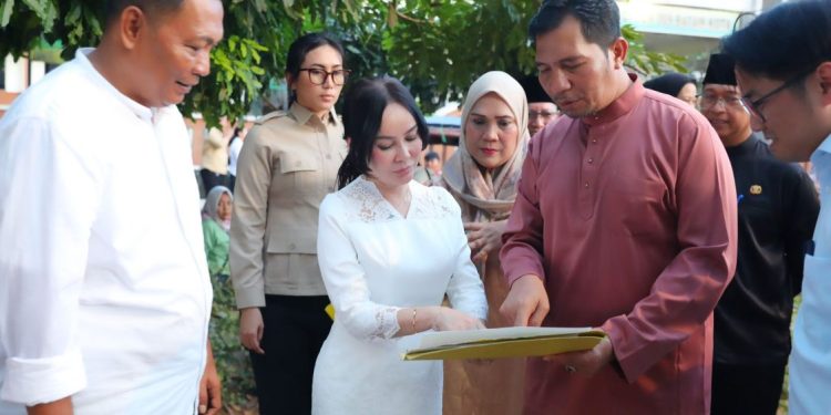 Wakil Wali Kota Batam Tinjau Pembangunan Zona Selamat Sekolah di SDN 009