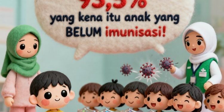 Kasus Campak di Aceh Meningkat Akibat Rendahnya Imunisasi