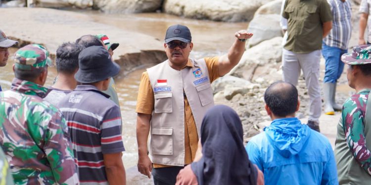 Pembangunan Jembatan Wih Porak di Aceh Tengah Dipercepat