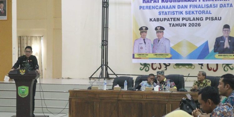 Pemkab Pulang Pisau Tingkatkan Pengelolaan Data Lewat Finalisasi Statistik Sektoral