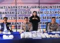 Polda Riau Musnahkan Narkotika Senilai Rp71,5 Miliar di Pekanbaru