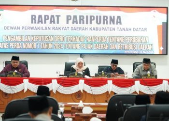 DPRD Tanah Datar Setujui Revisi Perda Pajak dan Retribusi Daerah