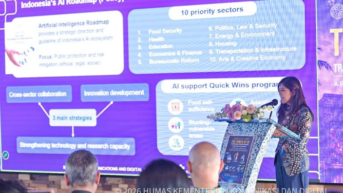 Menkomdigi: Kecerdasan Buatan Berpotensi Tingkatkan PDB Indonesia
