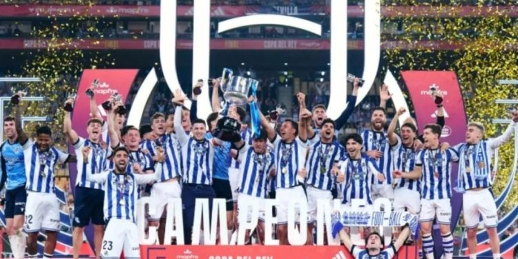 Real Sociedad Raih Gelar Copa del Rey Usai Kalahkan Atletico Madrid Lewat Adu Penalti