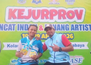 Kabupaten Mojokerto Raih Gelar Juara Umum di Kejurprov Loncat Indah Jatim 2026