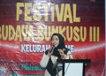 Ketua TP PKK Tidore Kepulauan Puji Partisipasi Warga di Festival Sumkusu III