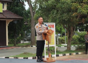 Polres Kutai Timur Kirim 73 Personel Dalmas ke Samarinda