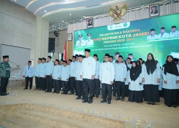 Wali Kota Jambi Resmi Lantik Pengurus BKPRMI untuk Periode 2026-2031