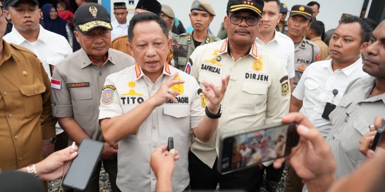 Mendagri Tito Karnavian Tinjau Pemulihan Pascabencana di Aceh