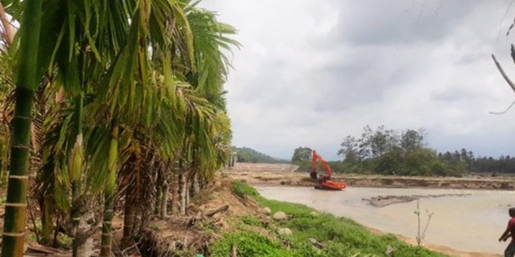 Kementerian PU Lakukan Penanganan Darurat Bendung Jamuan di Aceh Utara