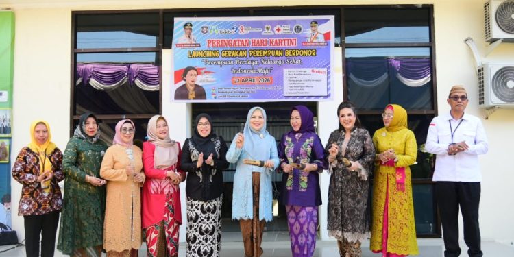 Wakil Gubernur Gorontalo Luncurkan Gerakan Donor Darah Perempuan di Hari Kartini