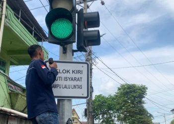 Dinas Perhubungan Balangan Ubah Rambu di Simpang Paringin Barat dan Halong