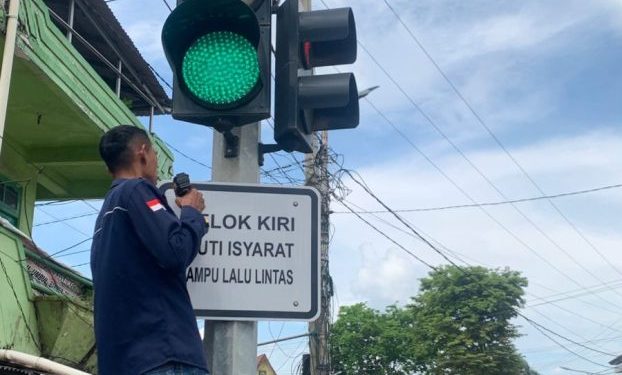 Dinas Perhubungan Balangan Ubah Rambu di Simpang Paringin Barat dan Halong