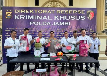 Polda Jambi Ungkap Kasus Penyalahgunaan Gas Subsidi, Empat Tersangka Ditangkap