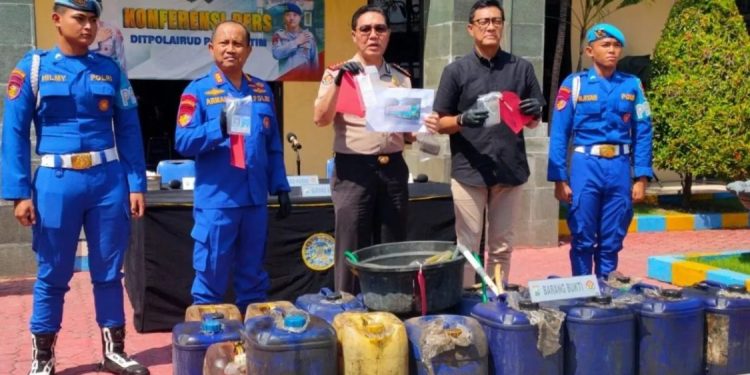 Polda Jawa Timur Berhasil Gagalkan Upaya Penyelundupan Solar Bersubsidi