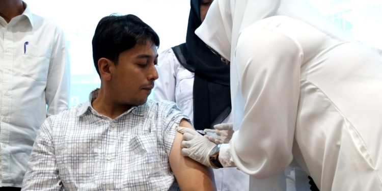 Dinas Kesehatan Aceh Gelar Vaksinasi MR untuk Tenaga Kesehatan