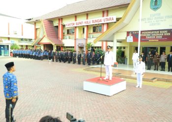 Bupati Hulu Sungai Utara Ajak ASN Tingkatkan Sinergi di Hari Otonomi Daerah 2026