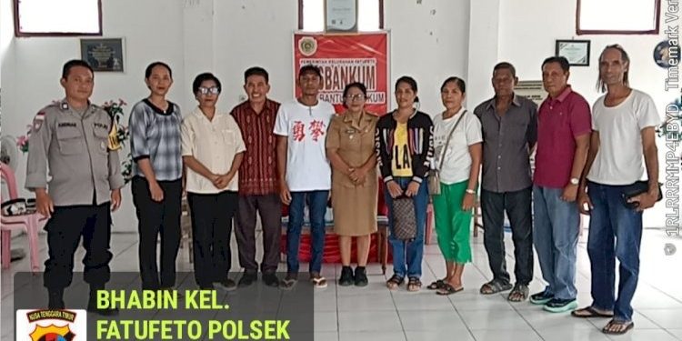 Bhabinkamtibmas Fatufeto Selesaikan Kasus KDRT Melalui Mediasi Kekeluargaan