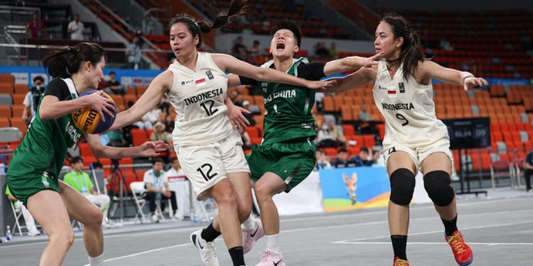 Timnas Basket 3×3 Putri Indonesia Melaju ke Babak 16 Besar Asian Beach Games 2026