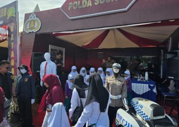 Ditlantas Polda Sultra Sediakan Layanan SIM dan Konsultasi di Stand Pelayanan