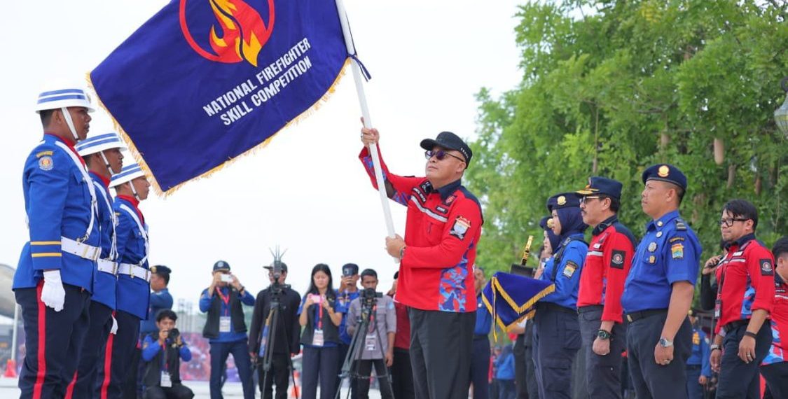 Kompetisi Keterampilan Pemadam Kebakaran Nasional Digelar di Palembang