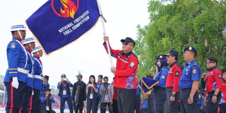 Kompetisi Keterampilan Pemadam Kebakaran Nasional Digelar di Palembang