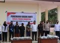 Polda Papua Barat Daya Musnahkan 8,2 Kilogram Ganja