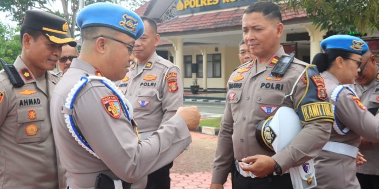 Pemeriksaan Ketat Senjata Api Personel Polres Kutai Timur oleh Bid Propam Polda Kaltim