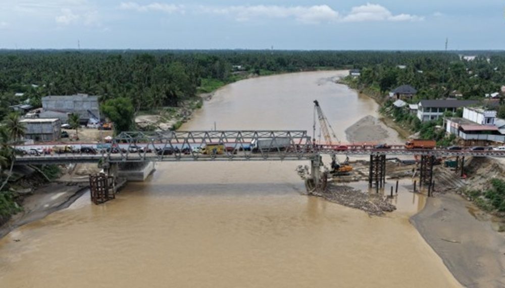 Kementerian PU Genjot Pembangunan Jembatan Krueng Tingkeum di Aceh