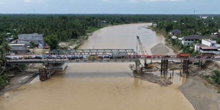 Kementerian PU Genjot Pembangunan Jembatan Krueng Tingkeum di Aceh