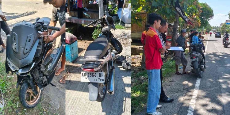 Kecelakaan Maut Honda Supra vs Yamaha Nmax di Jalan Parangtritis Bantul, Satu Pengendara Motor Tewas