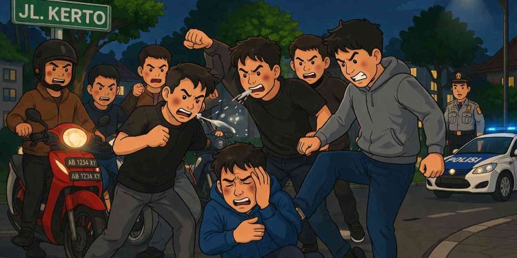 Polisi Selidiki Kasus Penganiayaan Viral Bang Jago di Jalan Kerto Yogyakarta, Korban Diintimidasi Enam Orang