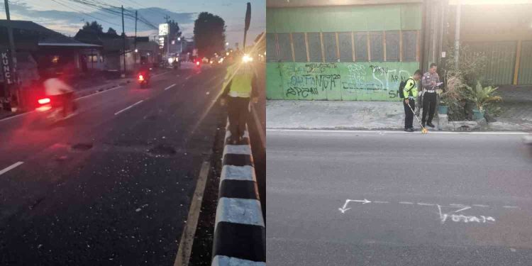 Kecelakaan Tragis di Jalan Magelang Sleman, Pickup Tabrak Motor dari Belakang, Istri Tewas di Tempat