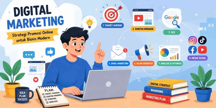 Cara Kerja Digital Marketing dan Tools Penunjangnya