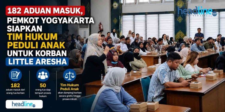 Pemkot Yogyakarta Bentuk Tim Hukum Peduli Anak usai 182 Aduan Kasus Little Aresha