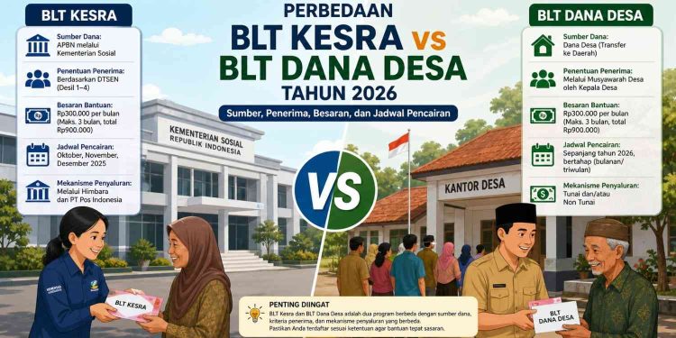 Perbedaan BLT Kesra dan BLT Dana Desa