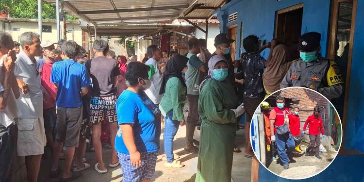 Petugas kepolisian bersama tim Inafis dan tenaga medis mengevakuasi jenazah pria yang ditemukan meninggal dunia di sebuah kamar kos di Bekelan, Tirtonirmolo, Kasihan, Bantul, Sabtu (2/5/2026) pagi. Penemuan bermula dari laporan warga yang mencium bau menyengat dari lokasi kejadian.